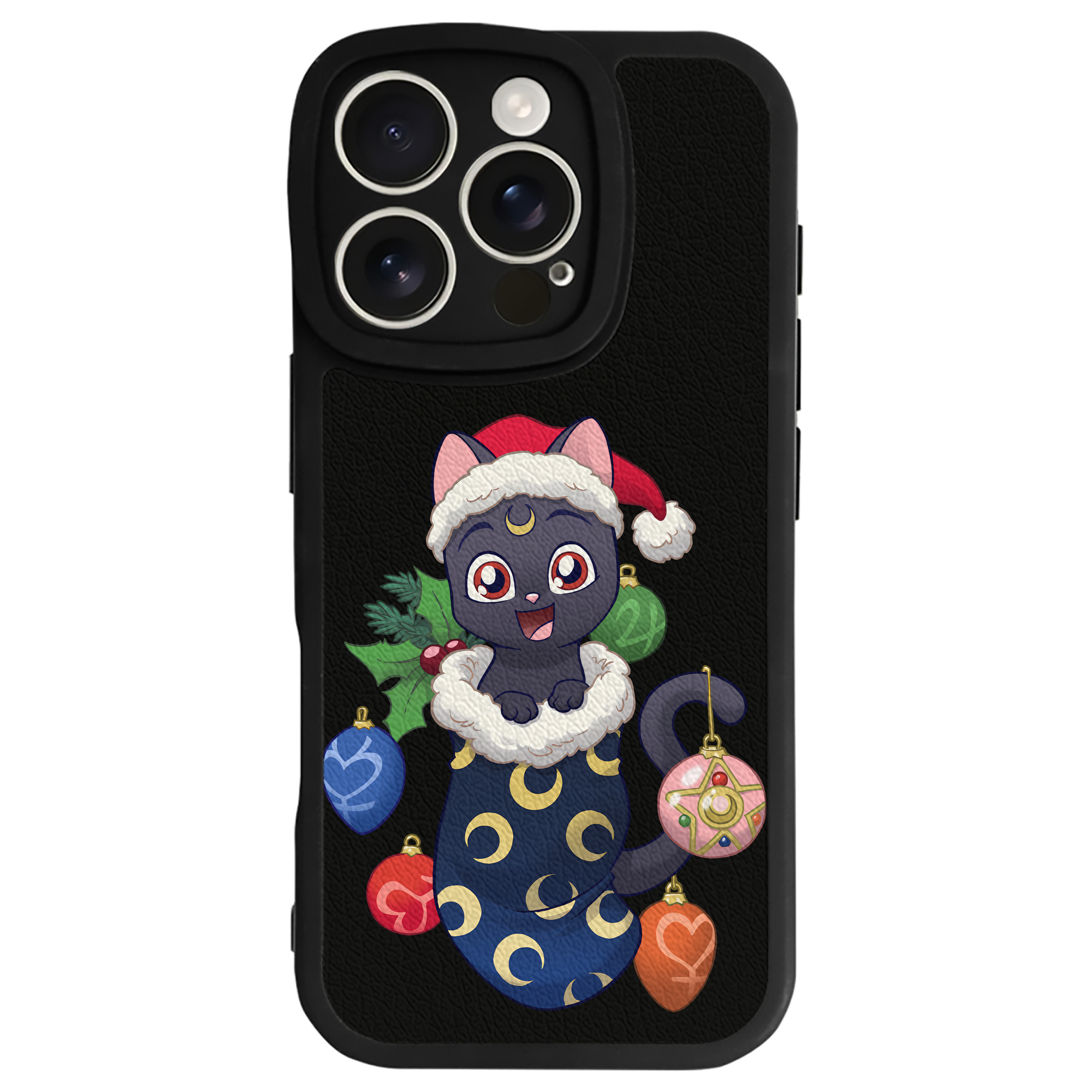 （画像用） 美少女戦士セーラームーン Sailor Moon 【iPhone 16シリーズ対応】シリコンスマホケース（レザー調） 材質：シリコン